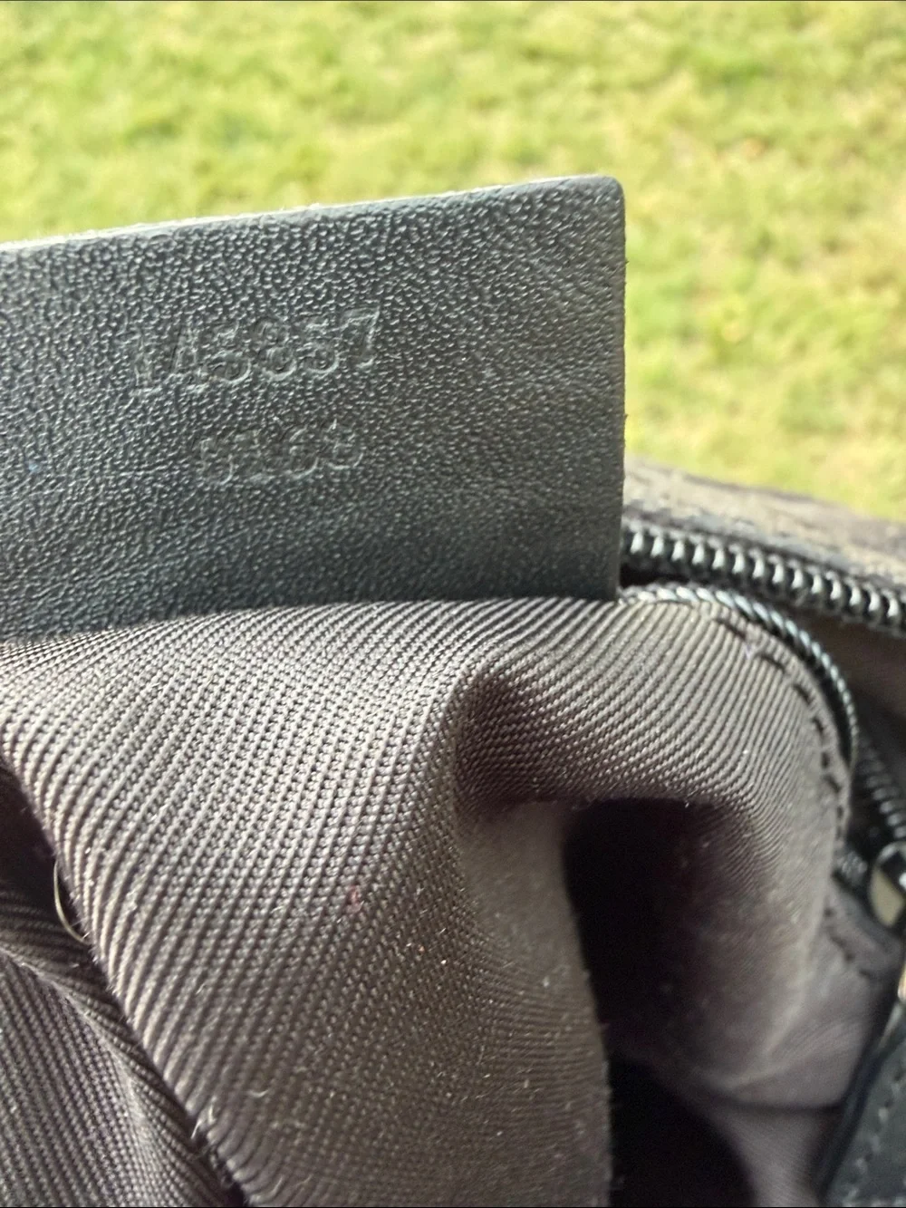 Gucci Messenger charcoal black Monogram Messenger Bag